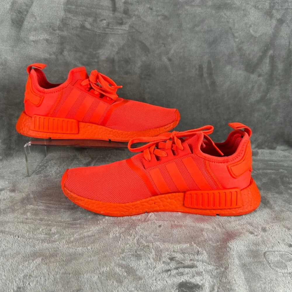 Adidas NMD R1 Solar Red Monochromatic Mesh Sneakers S31507 Mens 10.5 No Insoles